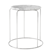 Wire Stool VP11  Marble Top