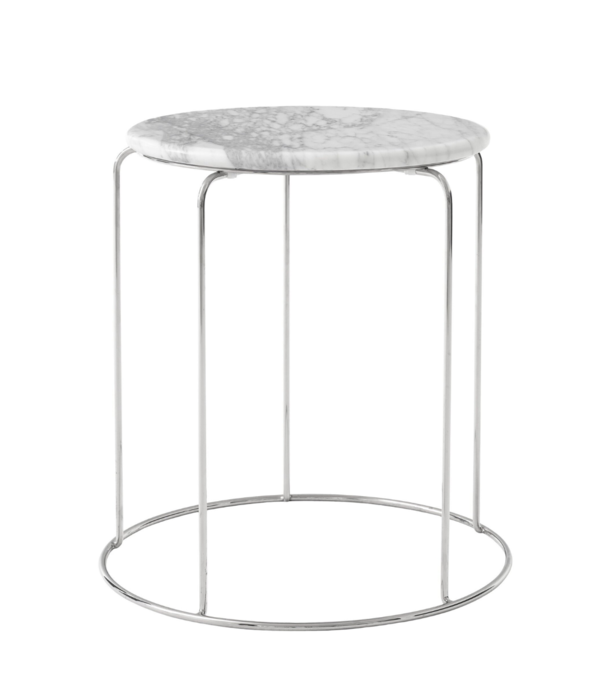 &Tradition Wire Stool VP11  Marble Top