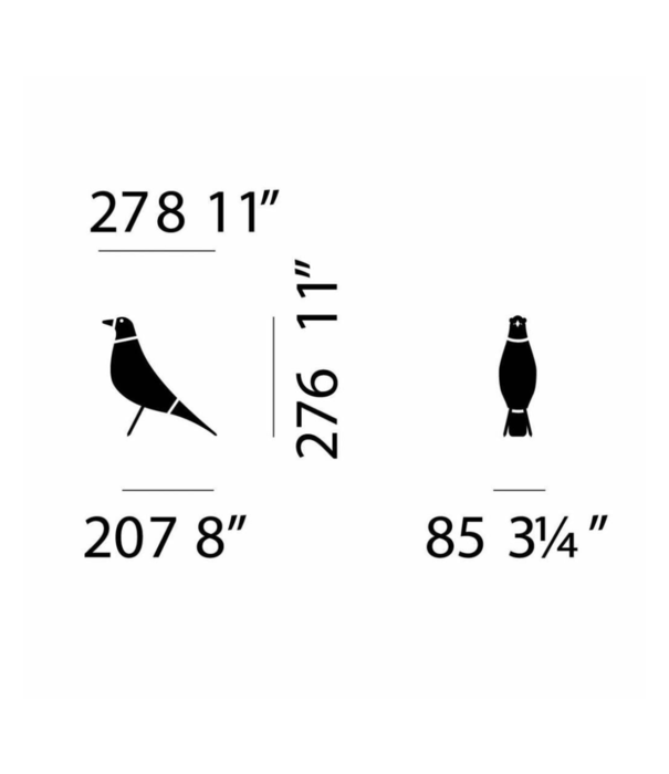 Vitra  Vitra Eames House Bird cotton white ash
