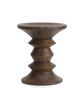 Vitra Eames Stool Side Table Model A walnut