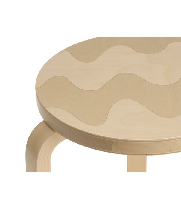 Artek  Artek + Marimekko Stool 60 Lokki, 90 Anniversary Edition