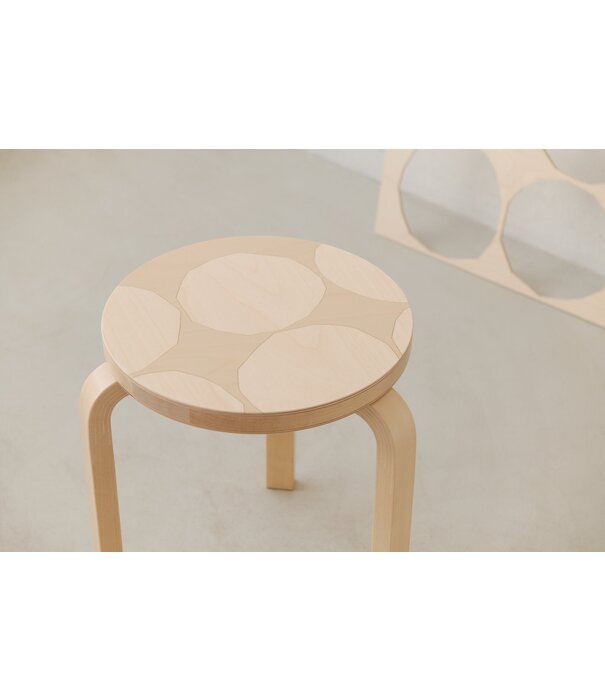 Artek  Artek + Marimekko Stool 60 Kivet, 90 Anniversary Edition