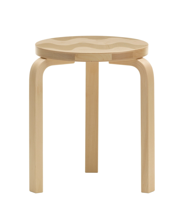 Artek  Artek + Marimekko Stool 60 Lokki, 90 Anniversary Edition