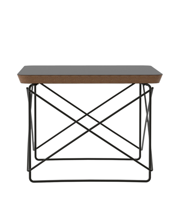 Vitra  Occasional Table LTR HPL zwart, basic dark onderstel
