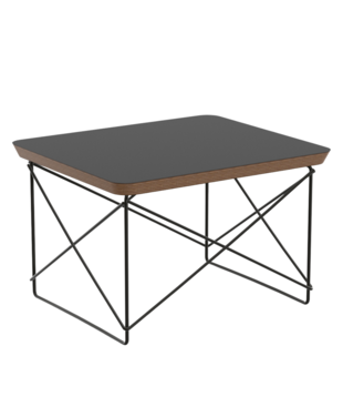 Vitra Occasional Table LTR solid dark oak , basic dark base
