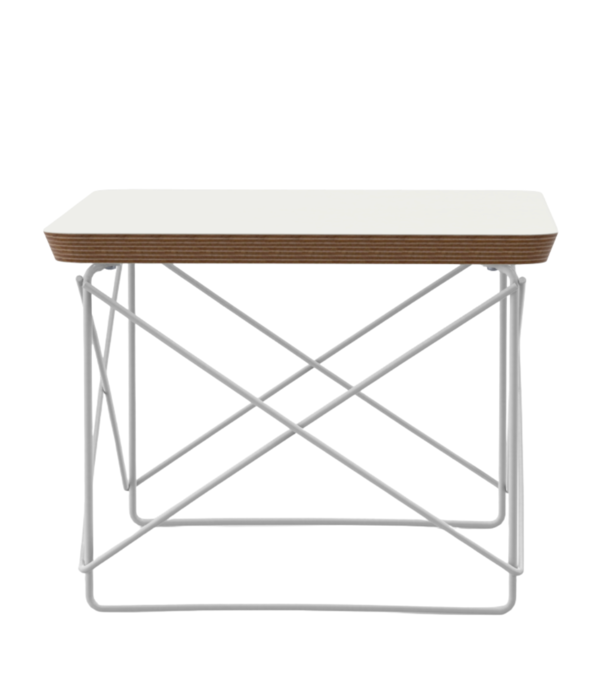 Vitra  Occasional Tafel LTR wit HPL, wit onderstel