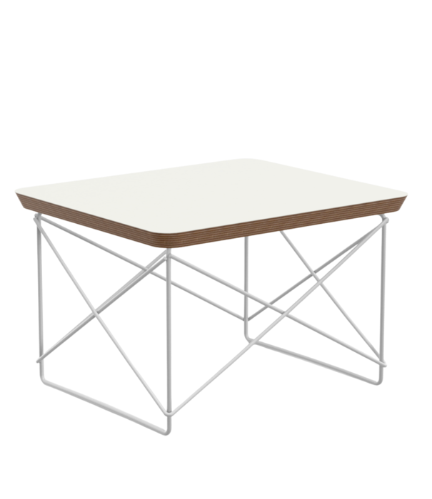 Vitra  Occasional Tafel LTR wit HPL, wit onderstel