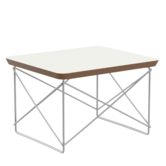 Occasional Table LTR white HPL, stainless steel base