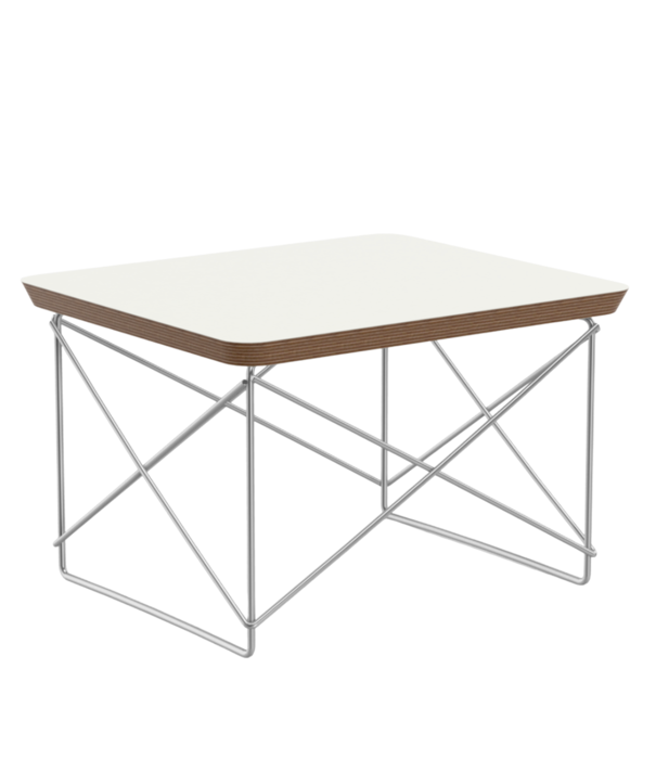 Vitra  Occasional Table LTR white HPL, stainless steel base