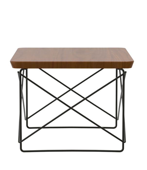 Vitra  Occasional Table LTR solid walnut, basic dark base