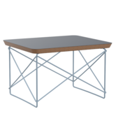 Occasional Tafel LTR smoke blue linoleum, sky blue onderstel