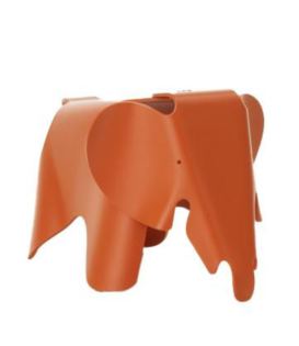 Vitra Eames Elephant Kruk Eames Red Orange