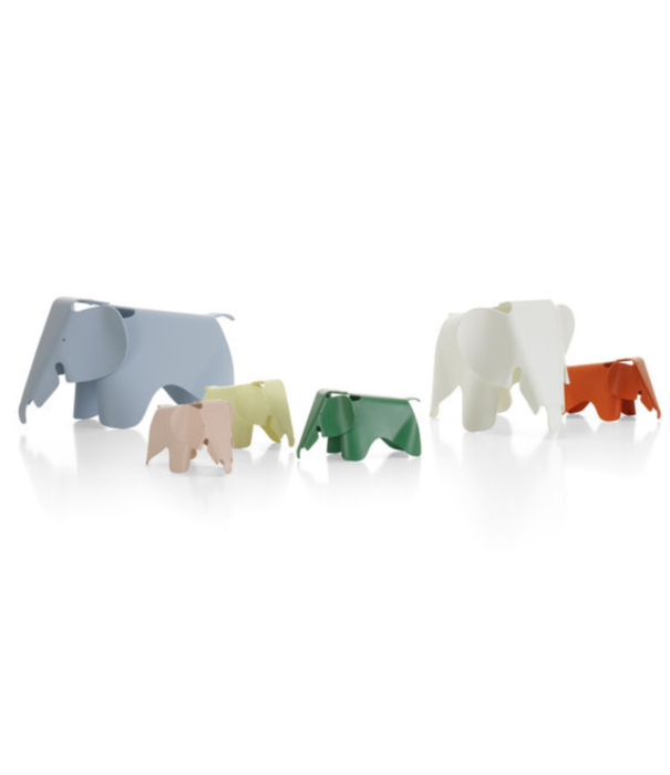 Vitra  Eames Elephant Stool red orange