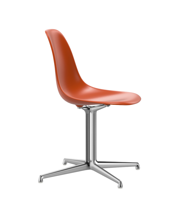 Vitra  Vitra Eames Plastic Side Chair DSL , polished base, La Fonda Base