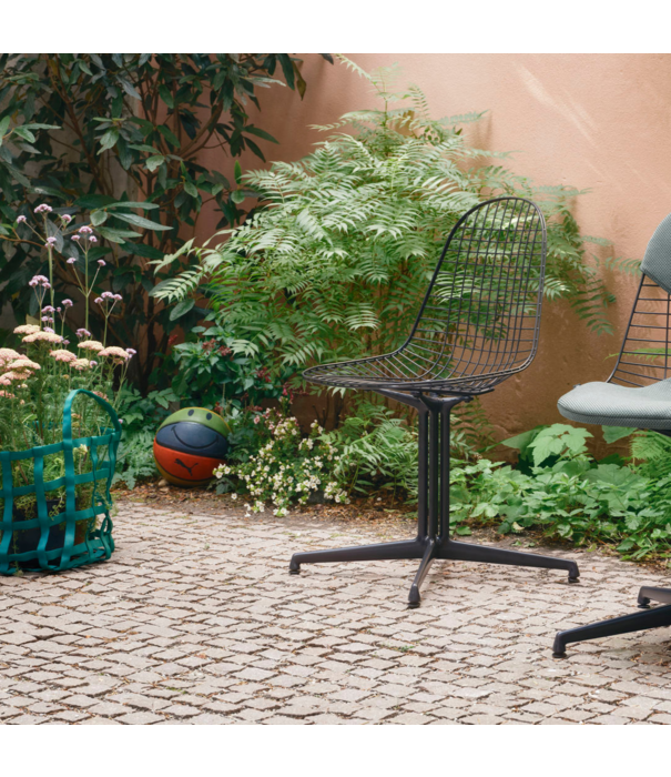 Vitra  Eames DKL Wire Stoel, 4 ster La Fonda onderstel