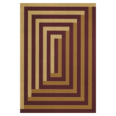 Layered Teklan Labyrinth  Vloerkleed Mulberry Sand