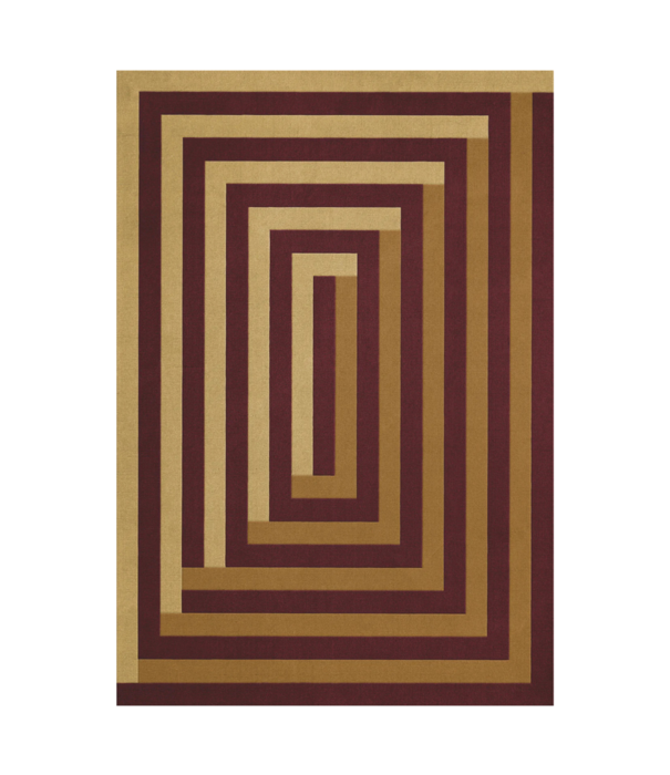 Layered  Layered Teklan Labyrinth  Vloerkleed Mulberry Sand