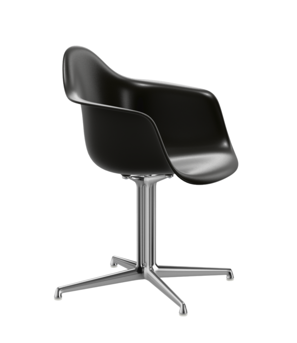 Vitra  Vitra Eames Plastic DAL Eetkamerstoel, gepolijst onderstel