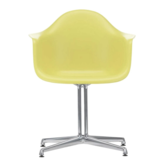 Vitra Eames Plastic DAL Eetkamerstoel, gepolijst aluminium onderstel