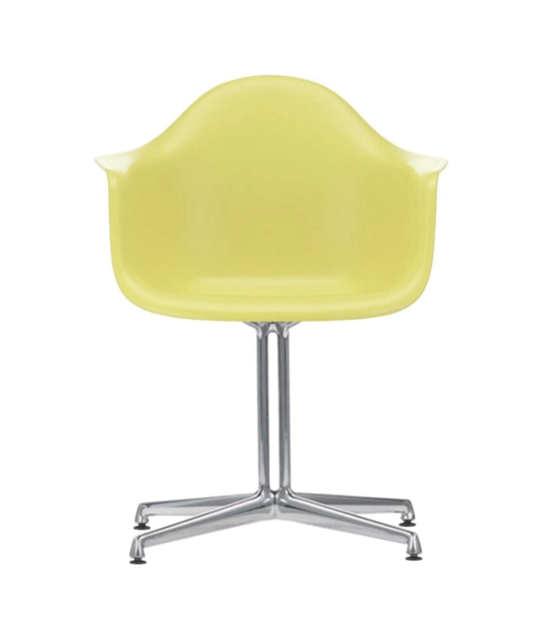 Vitra  Vitra Eames Plastic DAL Eetkamerstoel, gepolijst aluminium onderstel
