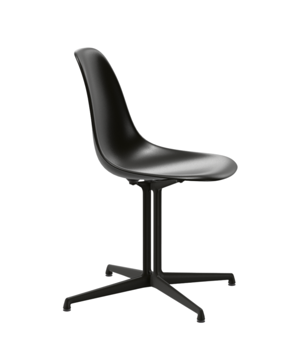 Vitra  Vitra Eames Plastic Side Chair DSL, deep black onderstel, La Fonda base