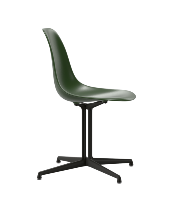 Vitra  Vitra Eames Plastic Side Chair DSL, deep black onderstel, La Fonda base