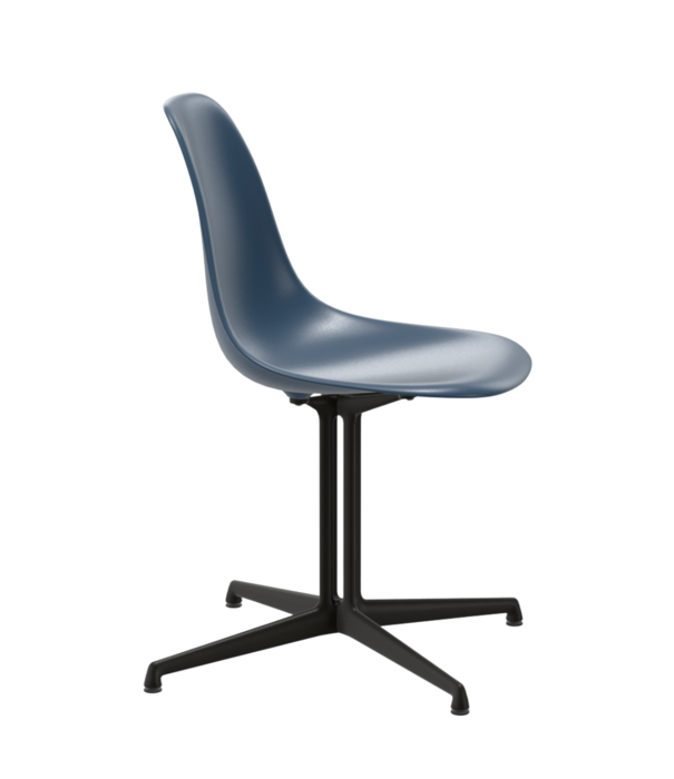 Vitra  Vitra Eames Plastic Side Chair DSL, deep black onderstel, La Fonda base