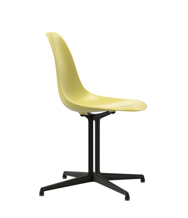 Vitra  Vitra Eames Plastic Side Chair DSL, deep black onderstel , La Fonda base