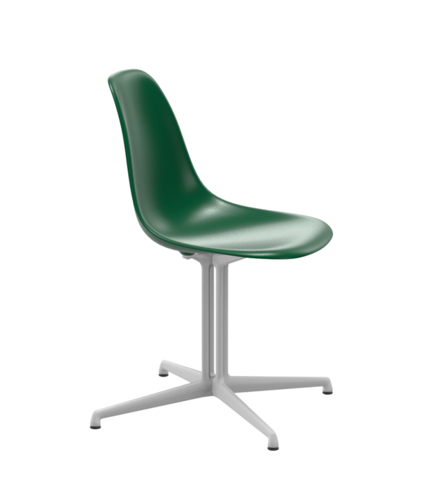 Vitra  Vitra Eames Plastic Side Chair DSL, wit onderstel, La Fonda base
