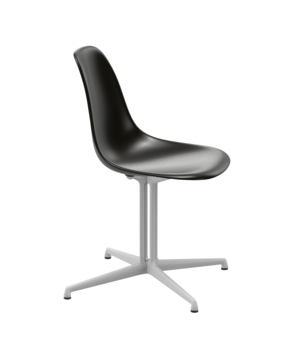 Vitra  Vitra Eames Plastic Side Chair DSL, wit onderstel, La Fonda base