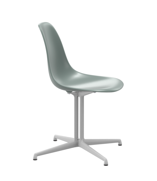 Vitra  Vitra Eames Plastic Side Chair DSL, wit onderstel, La Fonda base