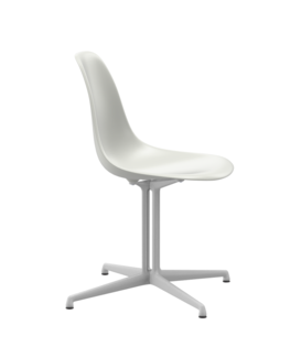 Vitra Eames Plastic Side Chair DSL, wit onderstel