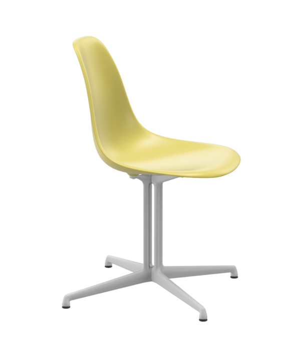 Vitra  Vitra Eames Plastic Side Chair DSL, white onderstel , La Fonda base