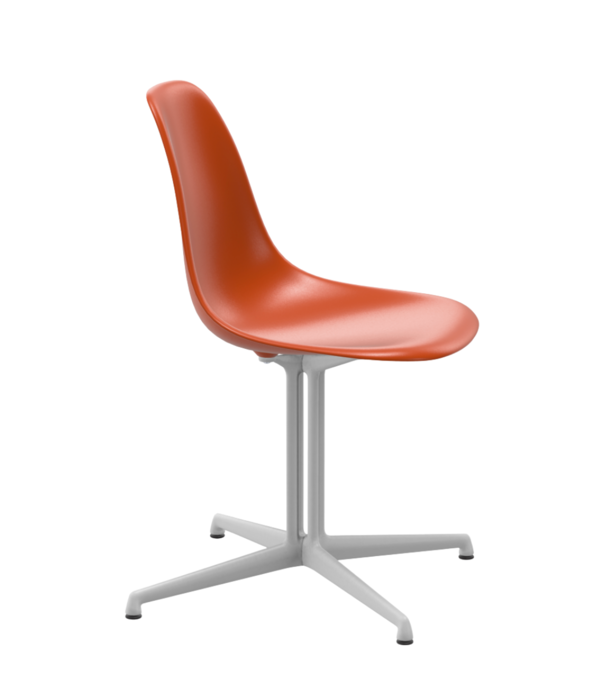 Vitra  Vitra Eames Plastic Side Chair DSL, white onderstel , La Fonda base