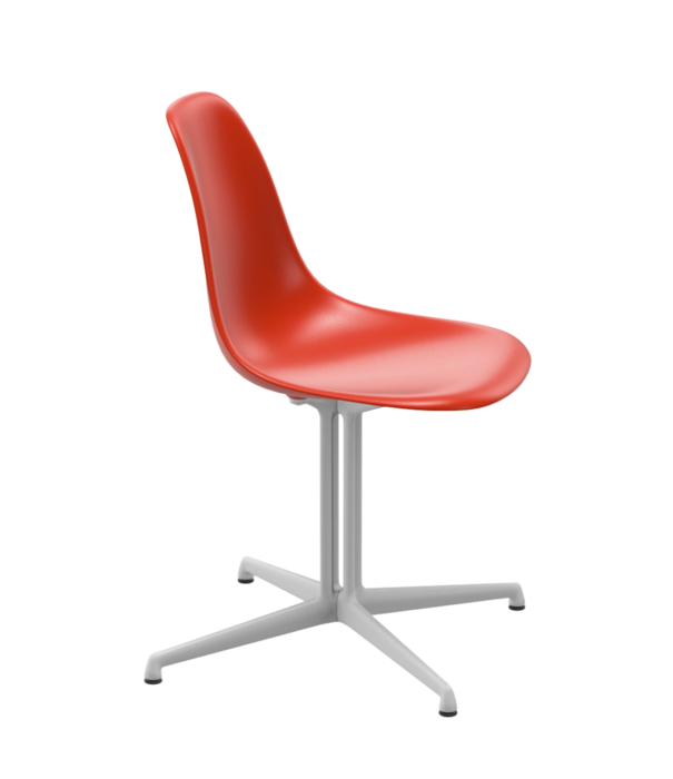 Vitra  Vitra Eames Plastic Side Chair DSL , white base, La Fonda Base