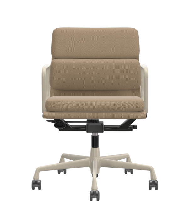 Vitra  Soft Pad Chair EA 217 chalk, Laser RE 66