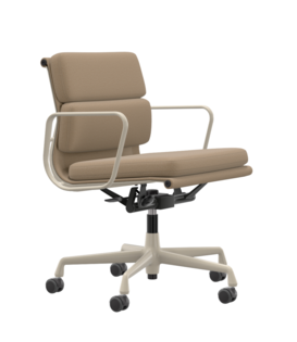 Vitra Soft Pad Chair EA 217 chalk, Laser papyrus-cream