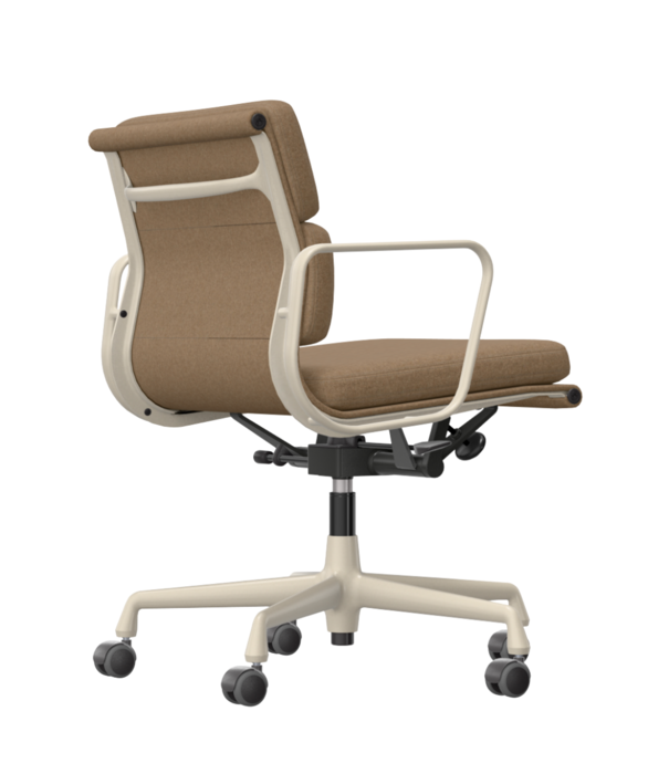 Vitra  Soft Pad Chair EA 217 chalk, fabric Cosy 13 papyrus