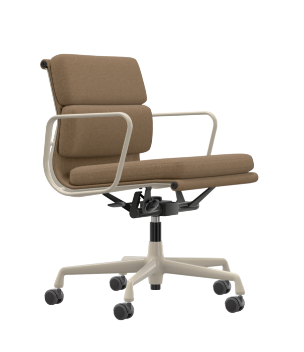 Vitra  Vitra Soft Pad Chair EA 217 chalk, stof Cosy 13 papyrus