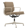 Vitra Eames Soft Pad Chair EA 231 chalk,  Laser RE papyrus / cream
