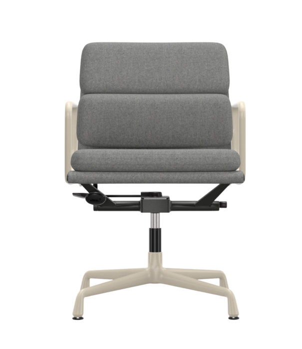 Vitra  Vitra Eames Soft Pad Chair EA 231 chalk,  Cosy pebble grey