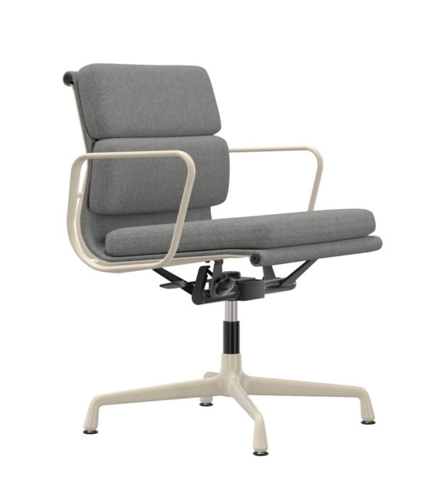 Vitra  Vitra Eames Soft Pad Chair EA 231 chalk,  Cosy pebble grey