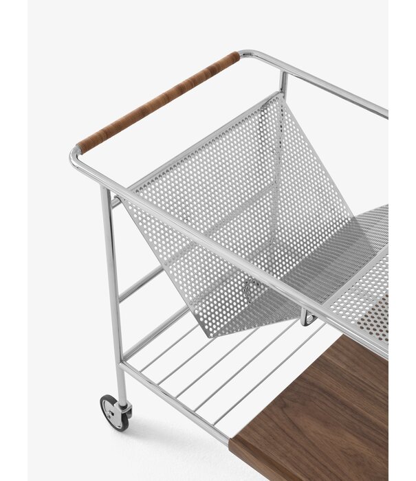 &Tradition Alima NDS1 Trolley chrome w. cognac leather
