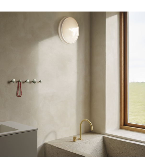 Muuto Muuto Looped wand/plafon lamp, with inline dimmer and plug, white