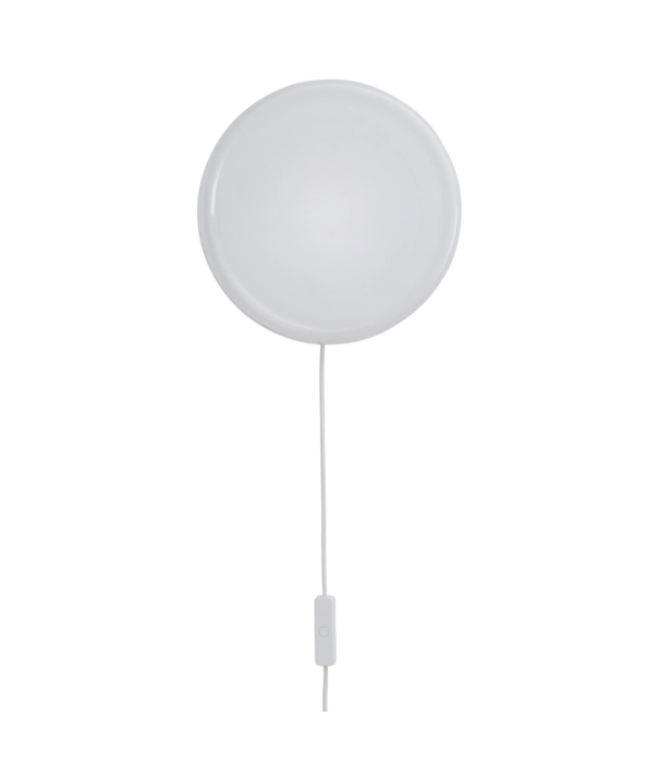 Muuto Looped wand/plafon lamp, with inline dimmer and plug, white
