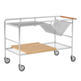 Alima NDS1 Trolley chrome met cognac leer