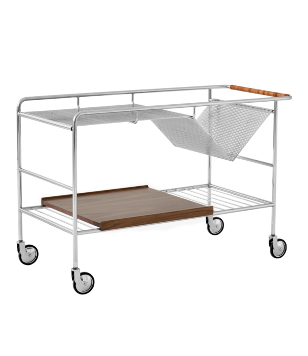 &Tradition Alima NDS1 Trolley chrome w. cognac leather