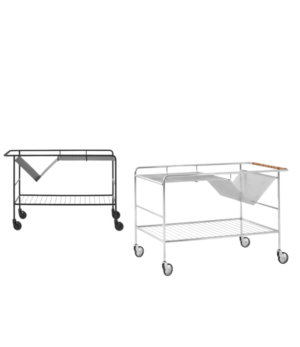 &Tradition Alima NDS1 Trolley chrome w. cognac leather