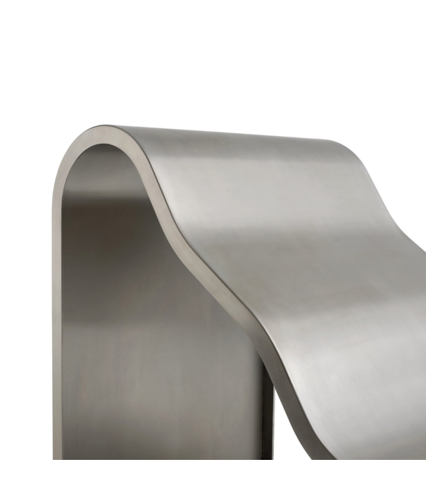 Muuto  Dream view bench, geborsteld staal