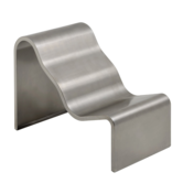 Muuto Dream view bench, geborsteld staal